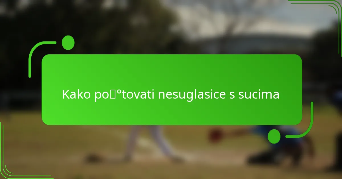 Kako poštovati nesuglasice s sucima