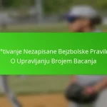 Poštivanje Nezapisane Bejzbolske Pravilnike O Upravljanju Brojem Bacanja