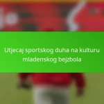 Utjecaj sportskog duha na kulturu mladenskog bejzbola